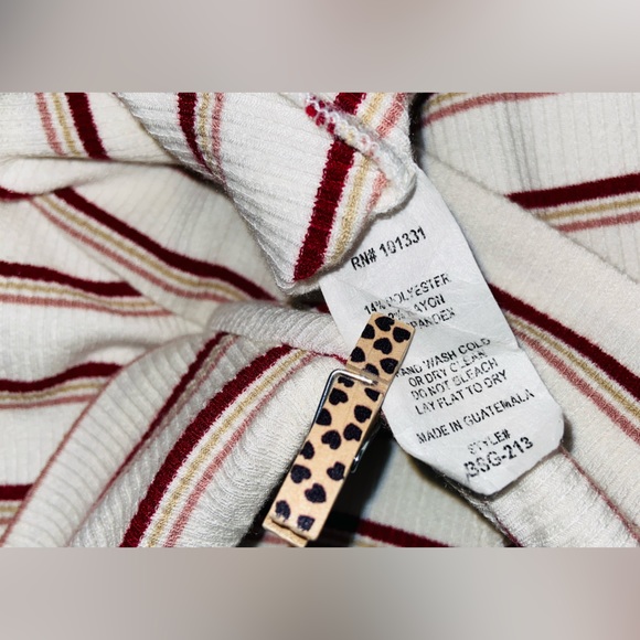 GUC Charlotte Russe Sz-S Body-Suite/Top- Cute Asymmetrical Twisted V-Neck Front - Picture 12 of 16